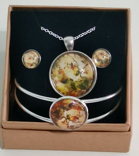 Jewellery Set in gift box - Potae Paru